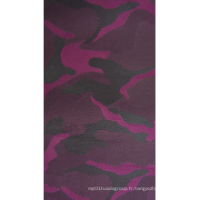 Tissu de camouflage de polyester de Jacquard avec le support de mousse